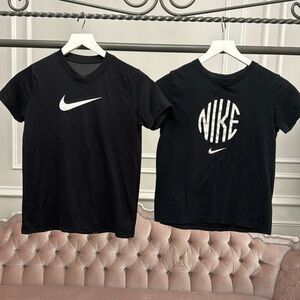 Nike Kids Black Short Sleeve Tees